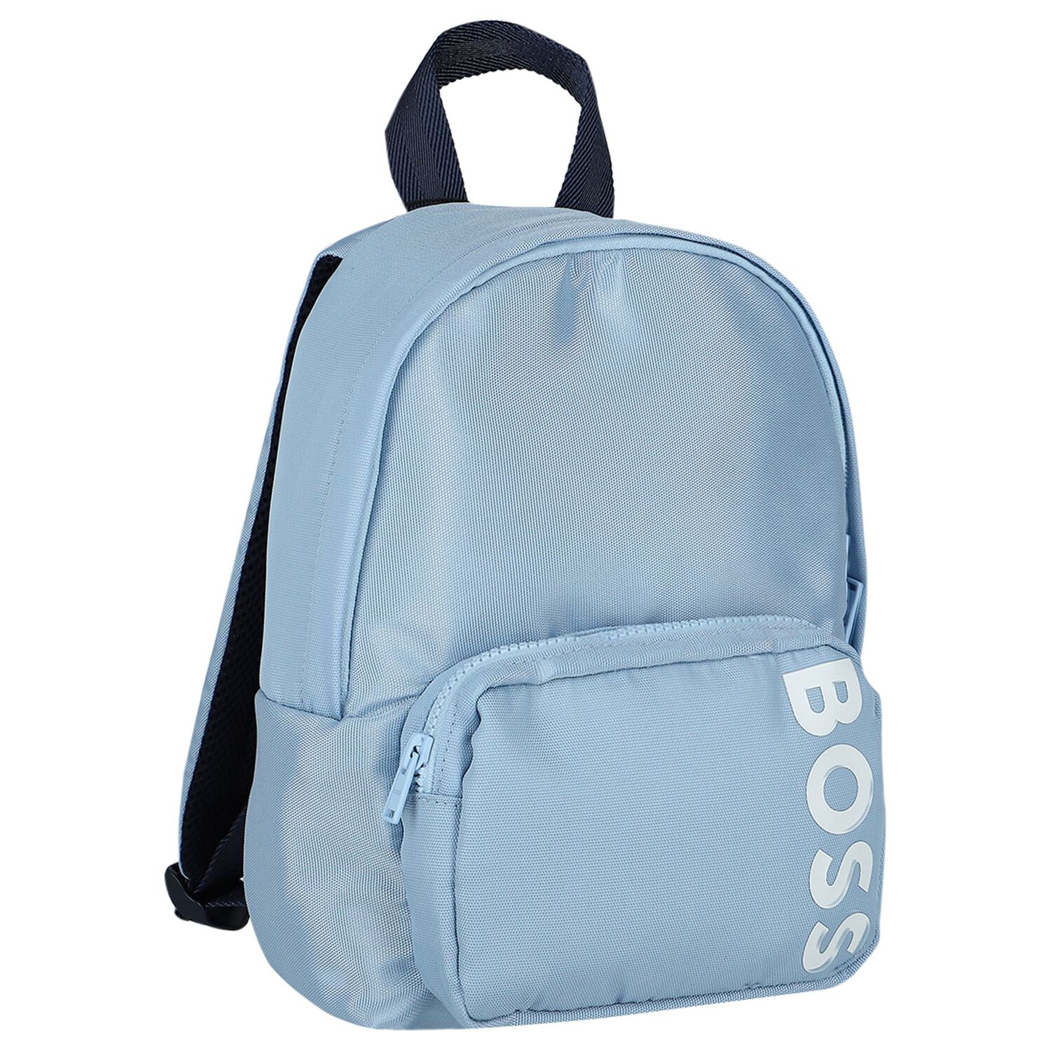 Boys Blue Logo Backpack, 1, hi-res