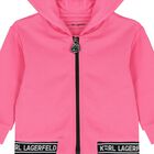 بدله رياضيه للبنات بالشعار باللون الابيض و الوردى ( 3 قطع ) , 1, hi-res