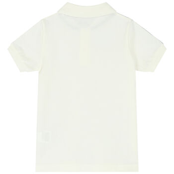 Boys Ivory Logo Polo Shirt