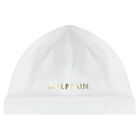 Baby Girls White & Gold Logo Babygrow Gift Set, 1, hi-res