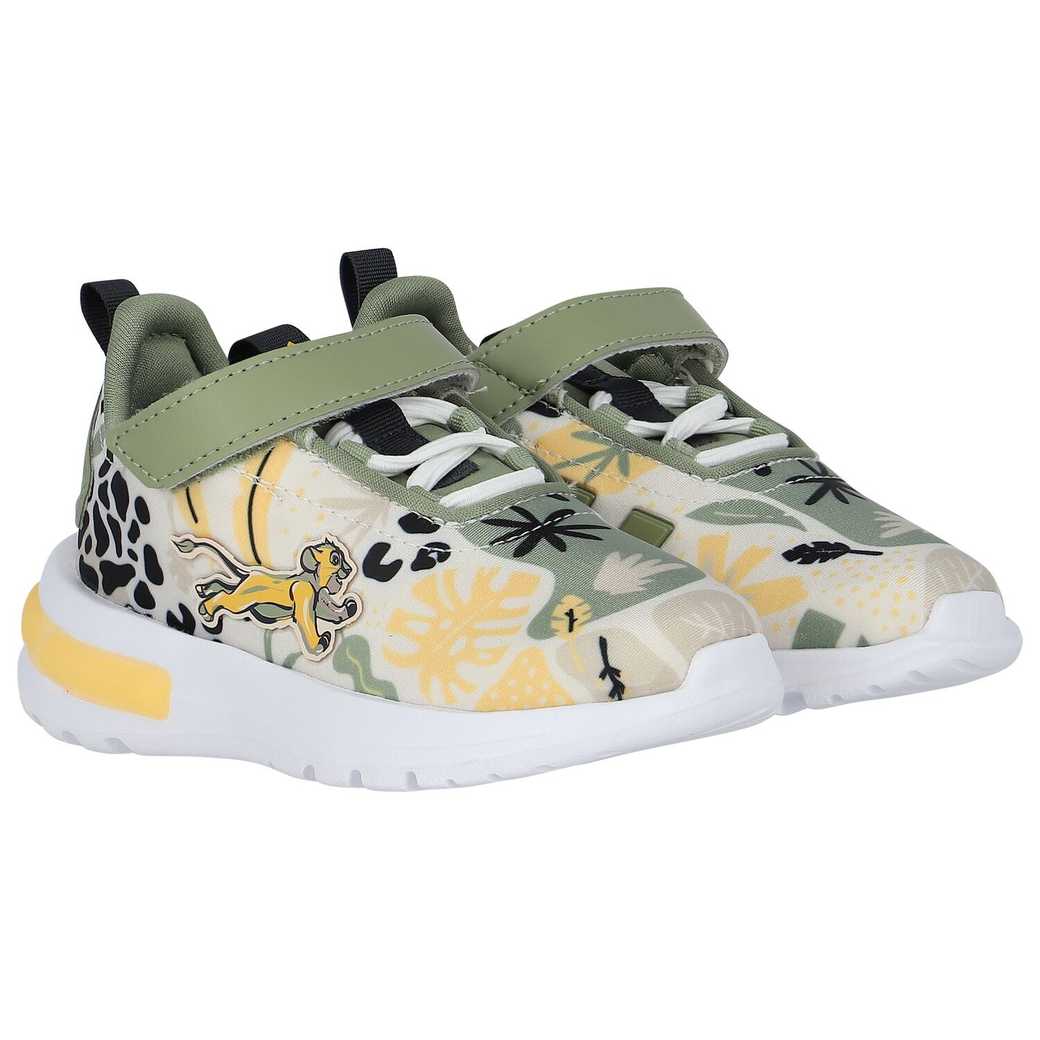 حذاء رياضي ريسر بطبعة باللون البيج, 1, hi-res image number null