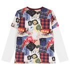 Boys Multi-Coloured Logo Tracksuit, 2, hi-res