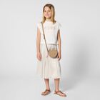 Girls Ivory Logo Skirt, 1, hi-res