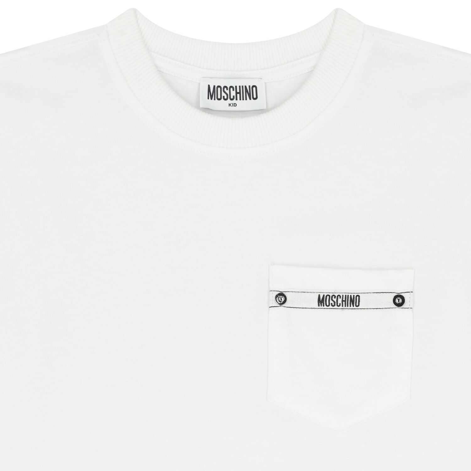 Boys White Logo T-Shirt, 1, hi-res