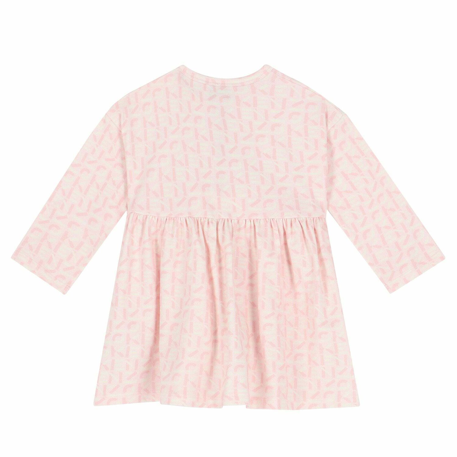 Younger Girls Pink Logo Dress, 1, hi-res image number null
