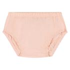 طقم فستان باللون وردي بشعار للفتيات , 2, hi-res