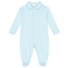 Baby Boys Blue Babygrow, 1, hi-res