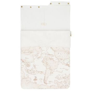 Ivory & Beige Geo Map Baby Nest