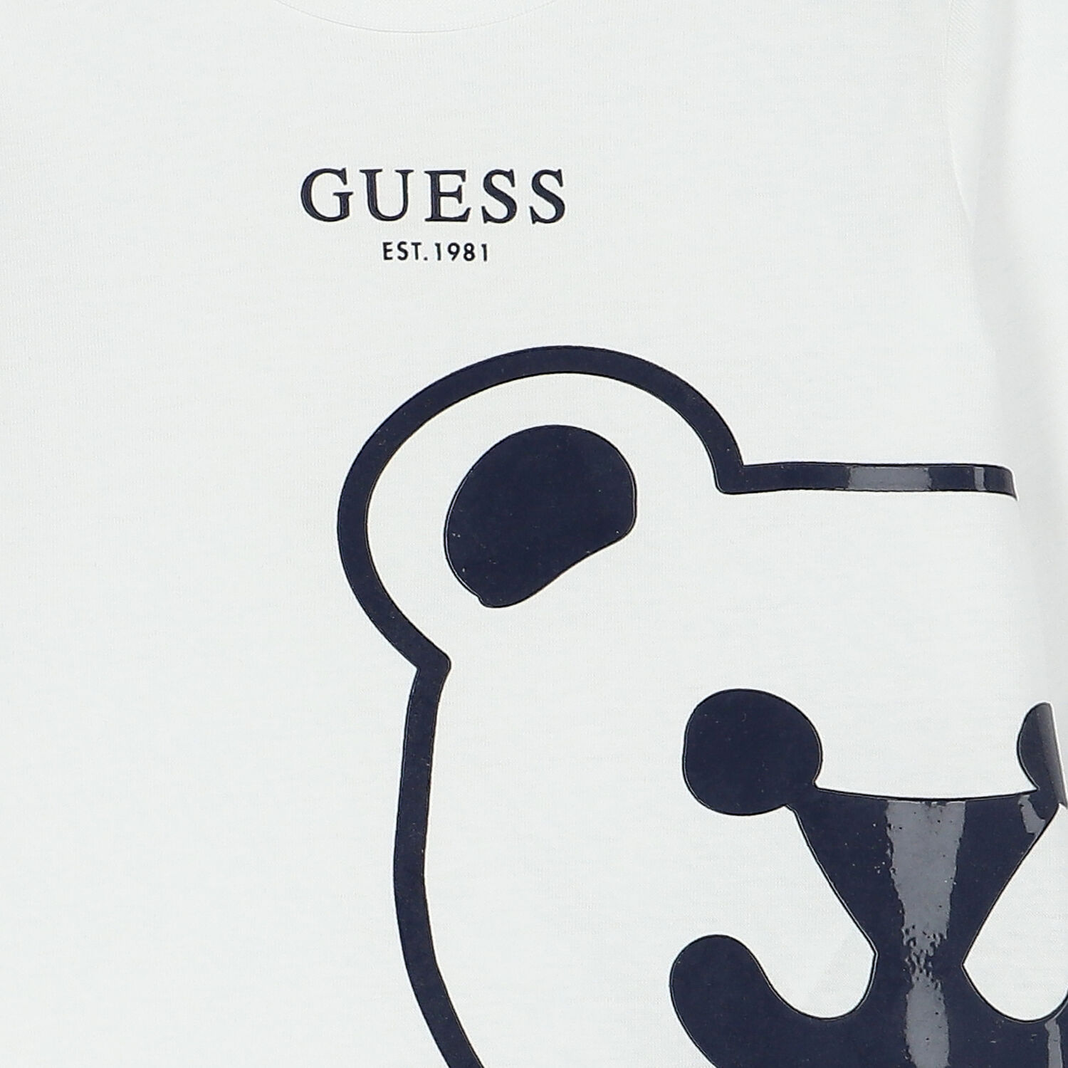 توب أولاد بأكمام بطبعة تيدي باللون الأبيض, 1, hi-res