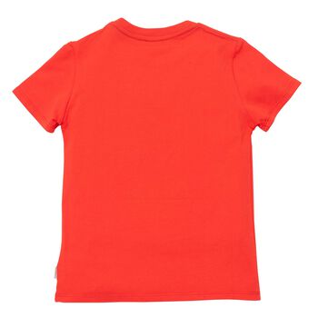 Boys Red Dinosaur T-Shirt