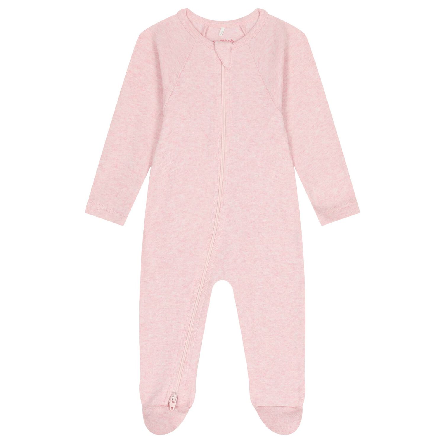 Baby Girls White & Pink Babygrows ( 4 Pack ), 2, hi-res image number null