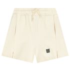 Boys Ivory Logo Shorts, 1, hi-res