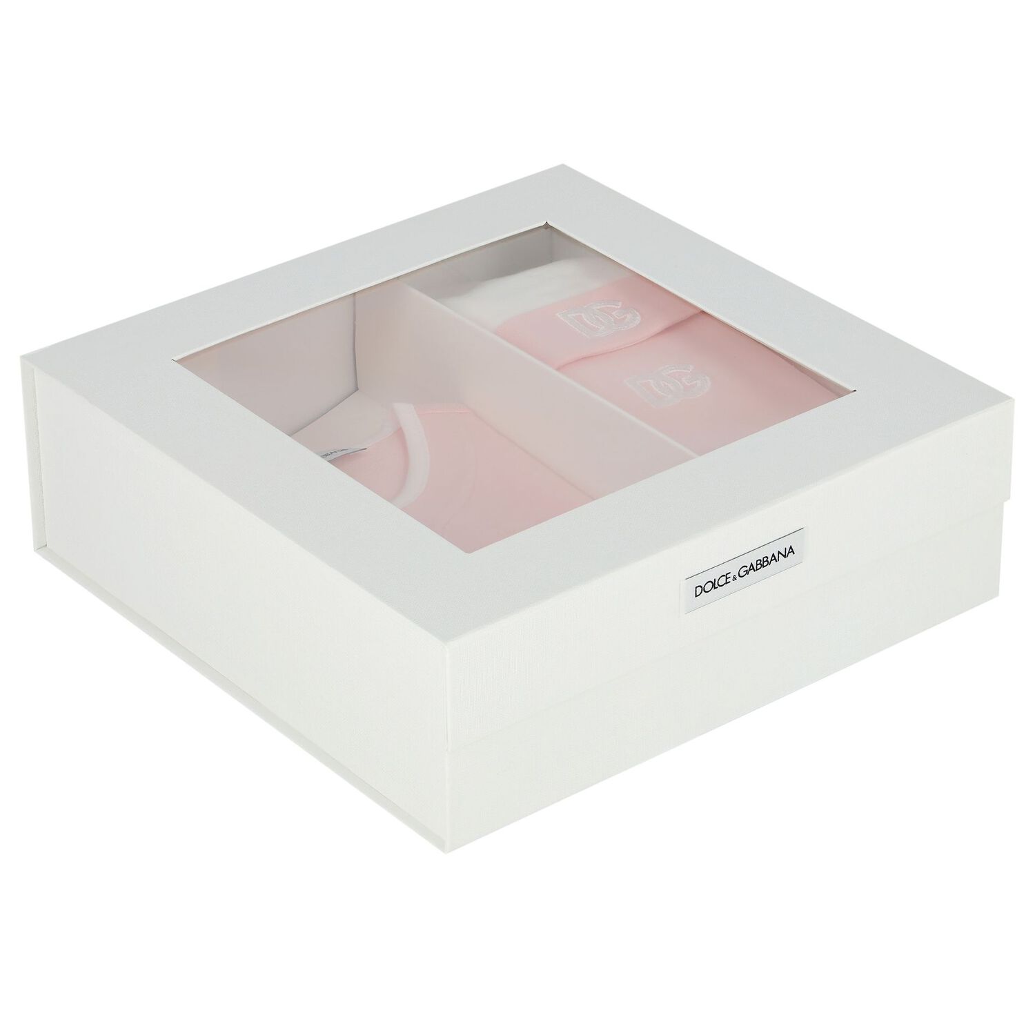 Baby Girls Pink Babygrow Gift Set, 1, hi-res