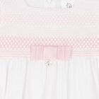 رومبير دانتيل باللونين الأبيض والوردي للبنات الصغار, 1, hi-res
