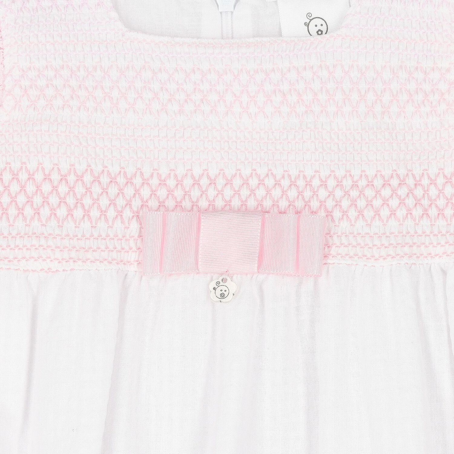 رومبير دانتيل باللونين الأبيض والوردي للبنات الصغار, 1, hi-res image number null