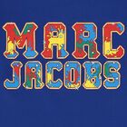 توب أولاد بأكمام بالشعار باللون الأزرق, 1, hi-res