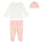 Baby Girls Ivory & Pink Gift Set, 1, hi-res