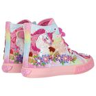 Girls Multi-Colored Unicorn Trainers, 1, hi-res