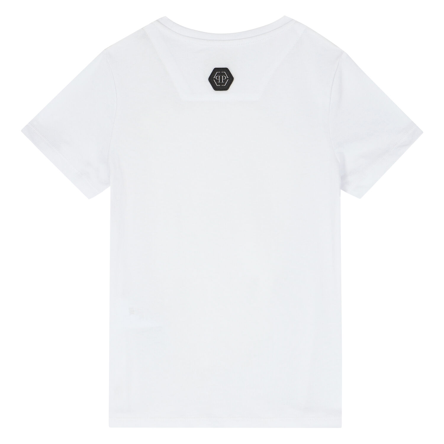 Boys White Skull Logo T-Shirt, 1, hi-res