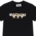 Black Teddy Bear Logo T-Shirt, 5, hi-res