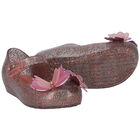 حذاء فراشة حذاء جيلي باللون الوردي للبنات, 1, hi-res