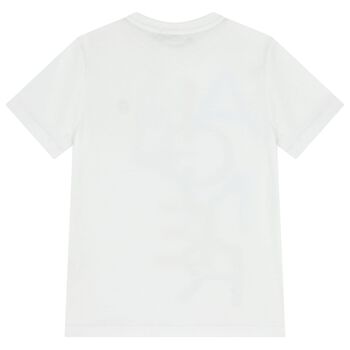 Boys White Logo T-Shirt