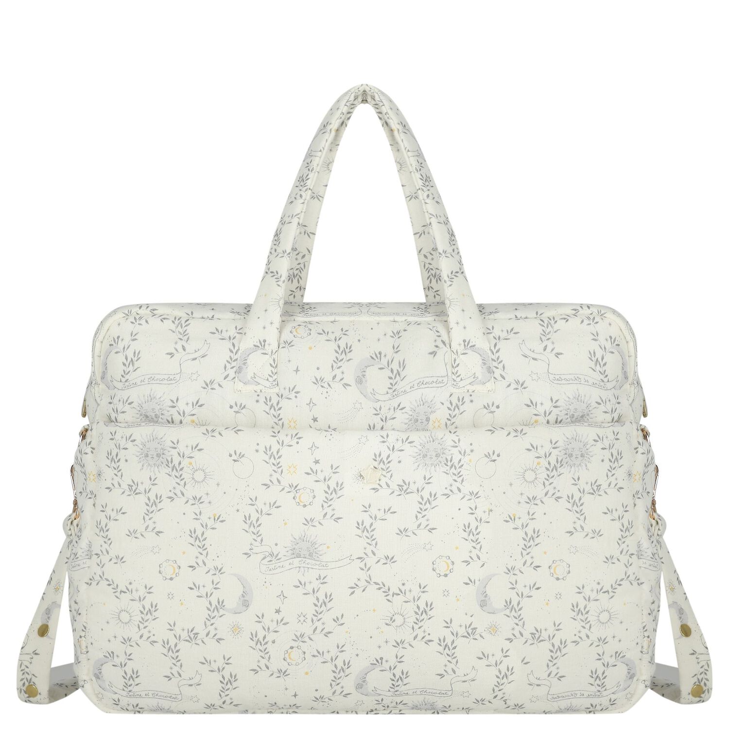 Ivory & Grey R&ecirc;ve &eacute;toil&eacute; Baby Changing Bag, 1, hi-res