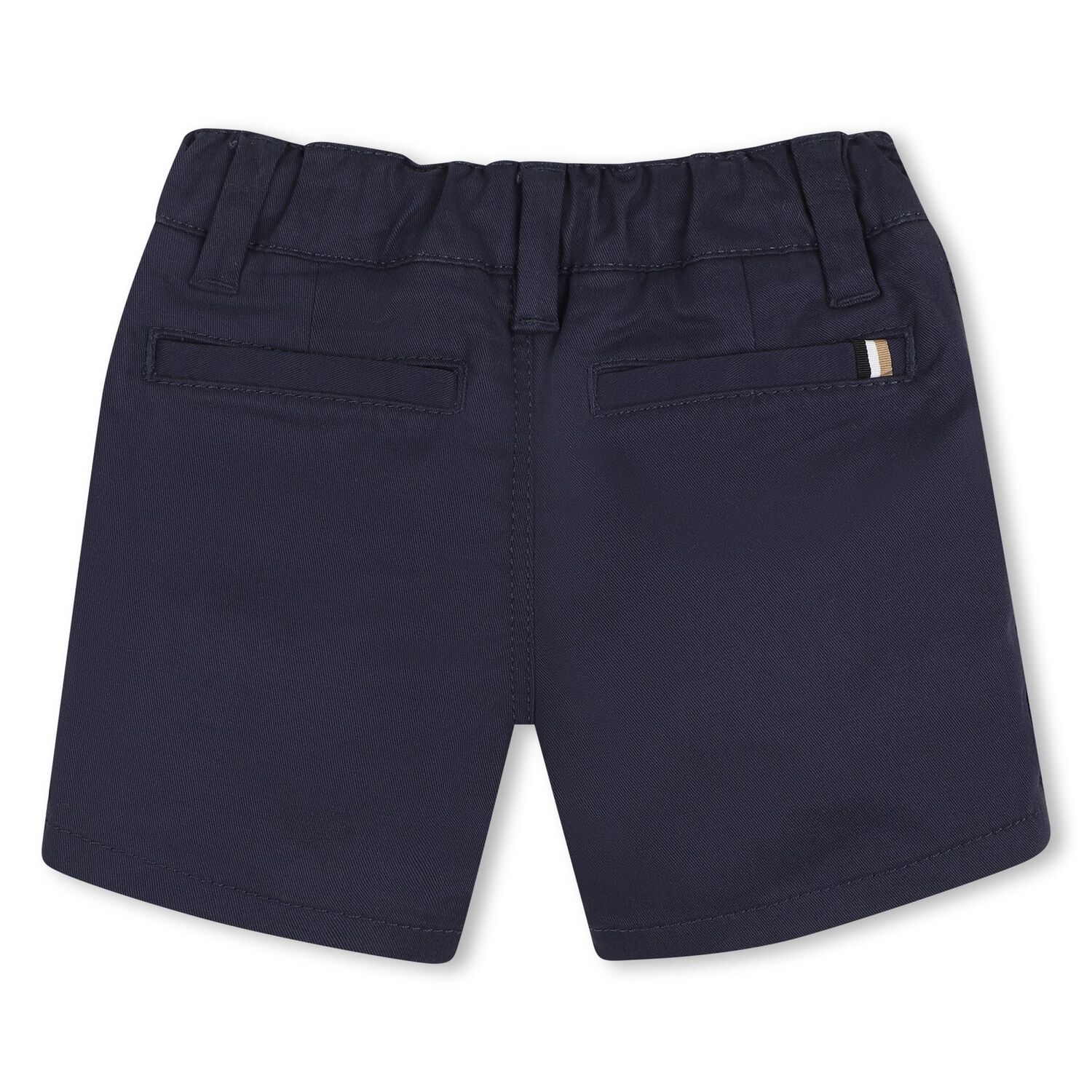 Younger Boys Navy Blue Shorts, 2, hi-res