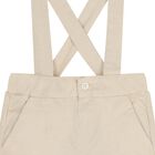 Baby Boys Beige Shorts, 1, hi-res