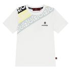 شورت أولاد بالشعار باللون الأبيض, 1, hi-res