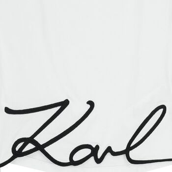 Girls Mini Me White Logo T-Shirt