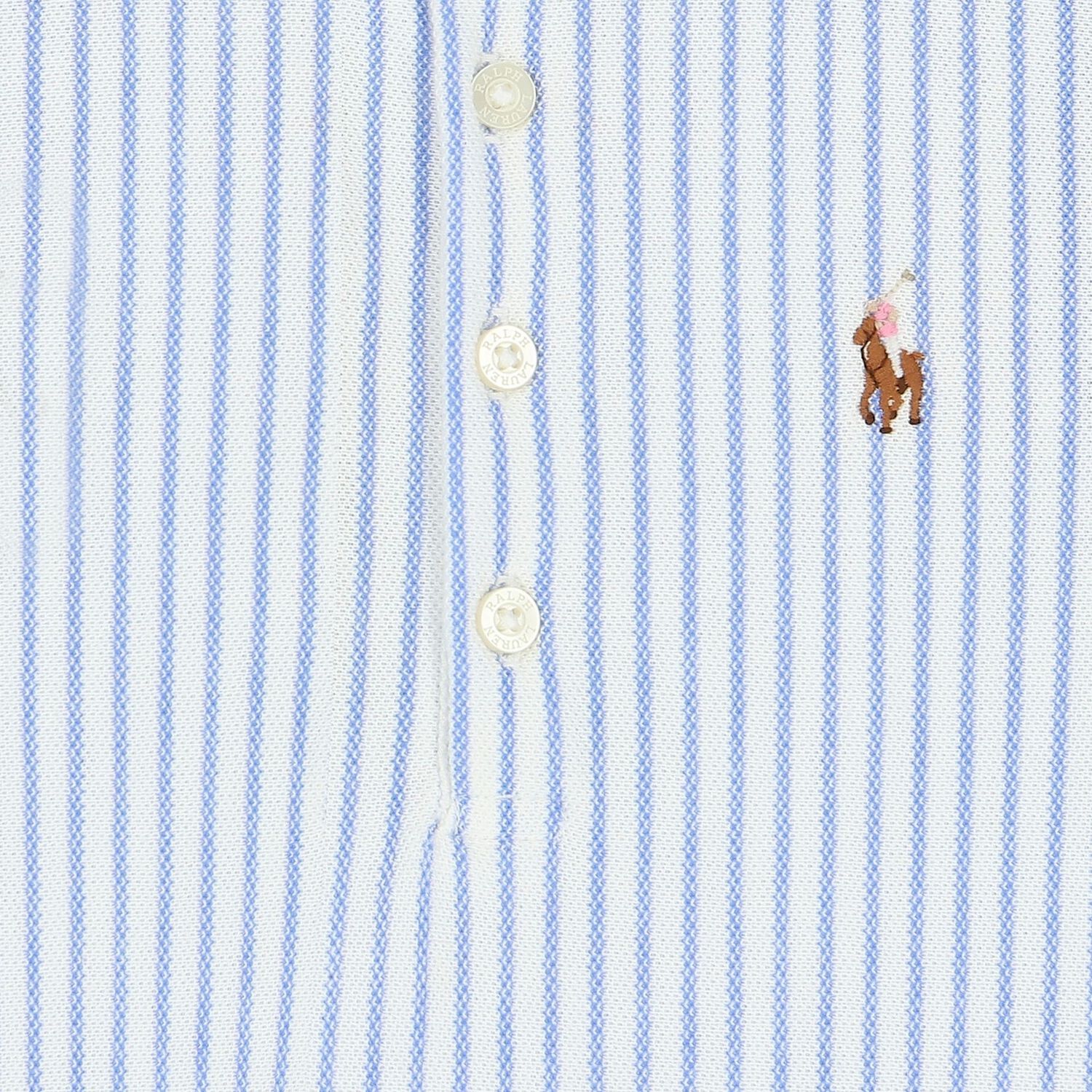 فستان بنات بولو بالشعار باللون الأزرق, 1, hi-res image number null