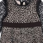 Girls Black Dappled Sequin Embellished Dress, 2, hi-res