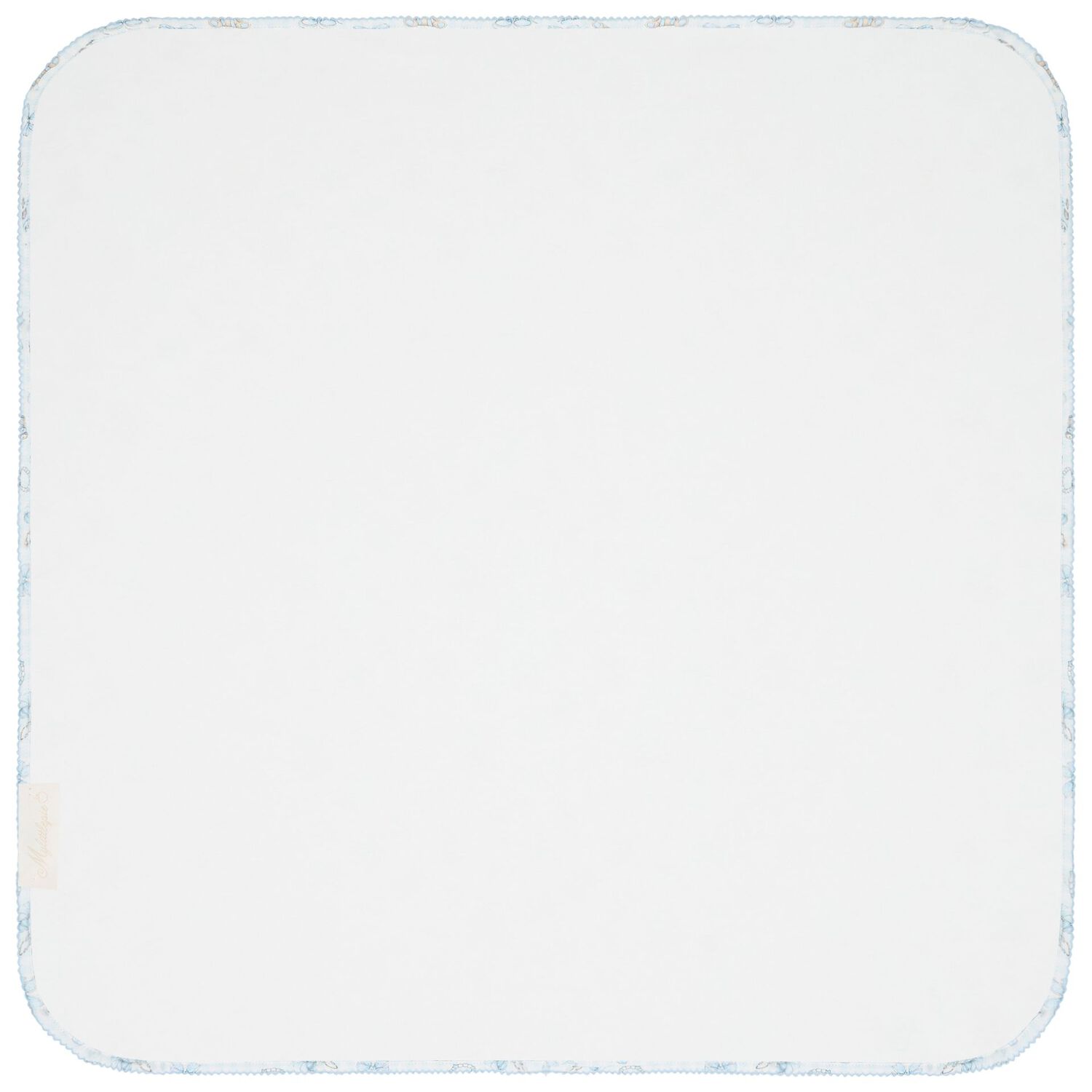 Blue Nursery Print Baby Blanket, 1, hi-res