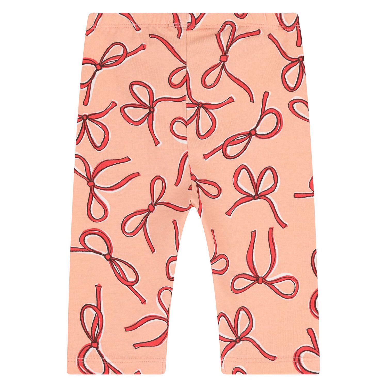 Younger Girls White & Pink Leggings Set, 2, hi-res