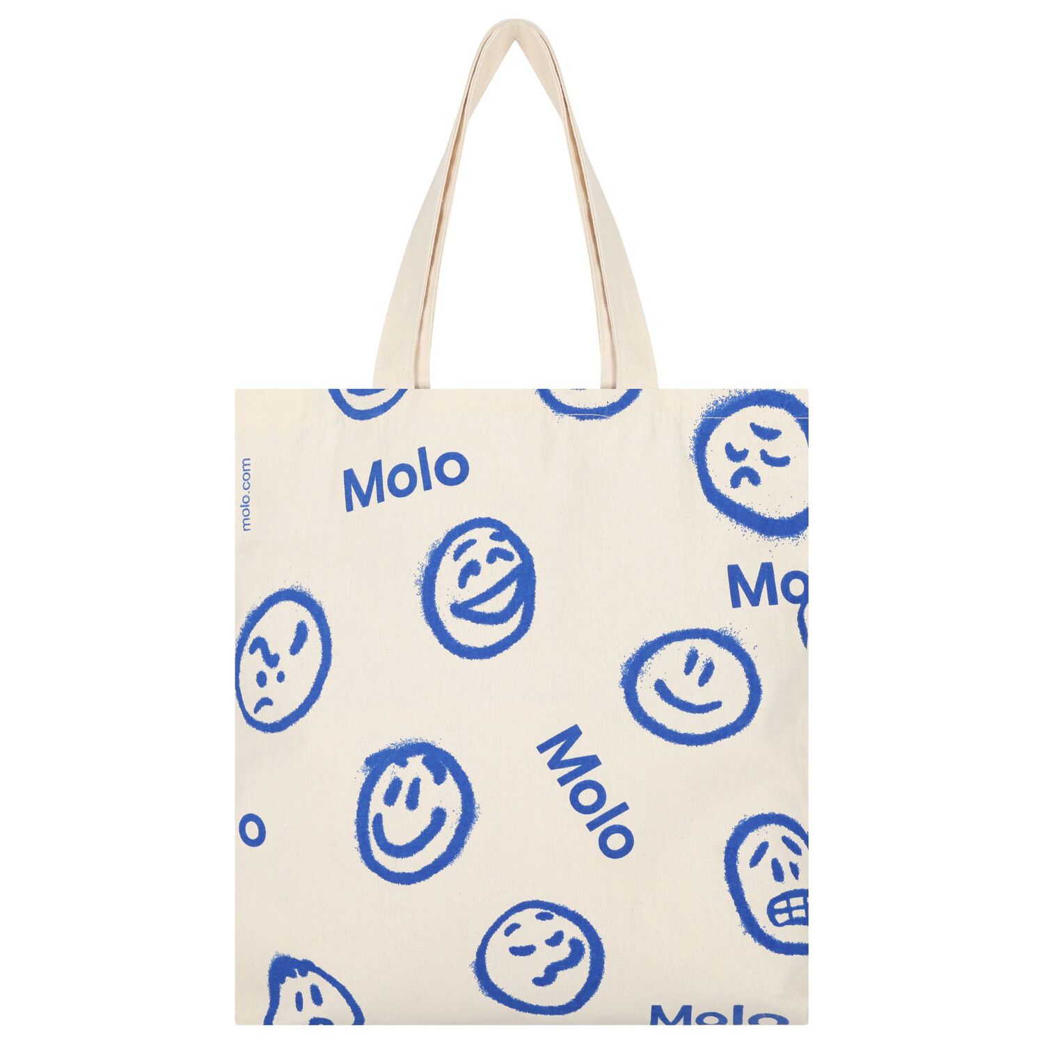 Girls Ivory Smiley Tote Bag, 1, hi-res image number null