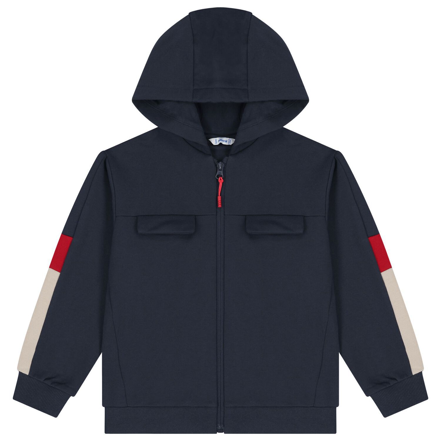 Boys Blue & White Tracksuit Set (3 Piece), 1, hi-res