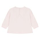 طقم بنطال بشعار النمر باللون   الوردي للفتيات , 1, hi-res