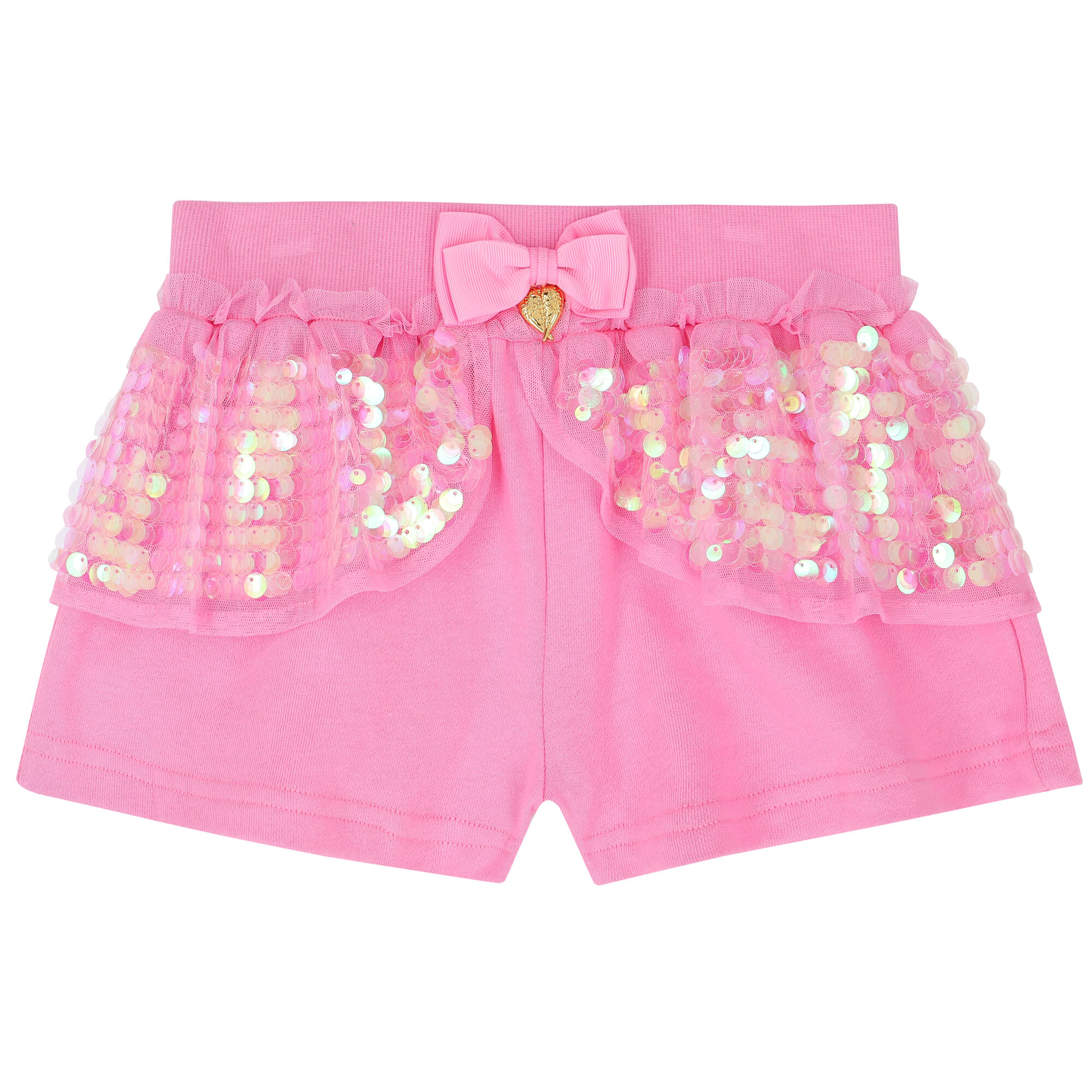 Girls sparkle shorts top