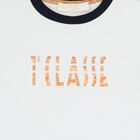 تيشيرت باللون أبيض للأولاد بشعار, 2, hi-res