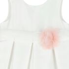 فستان بنات ساتان باللون الأبيض, 1, hi-res