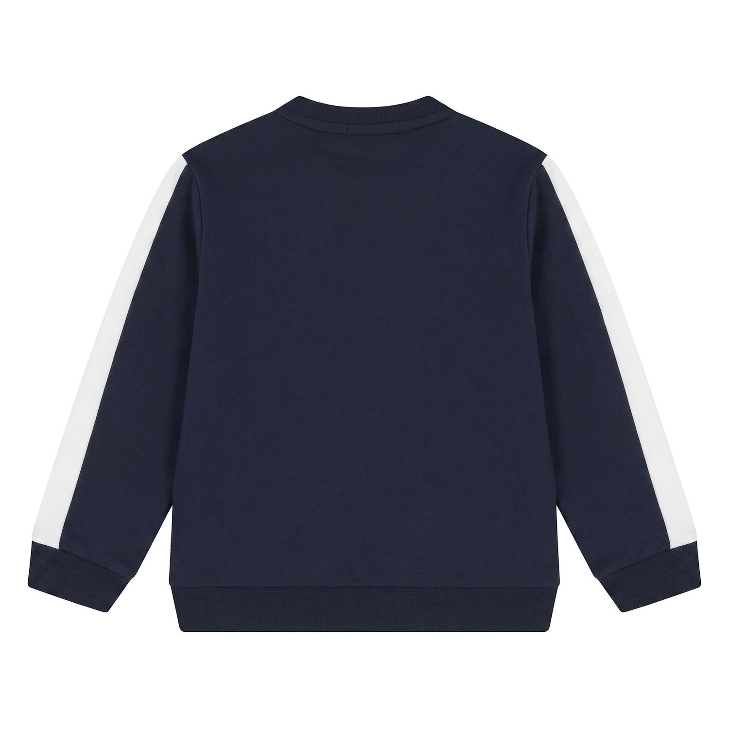 Younger Boys Navy Blue Sweatshirt, 1, hi-res
