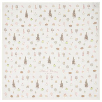 Baby Girls Ivory Sweetie Pie Swaddle Blanket