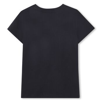 Girls Black Logo T-Shirt
