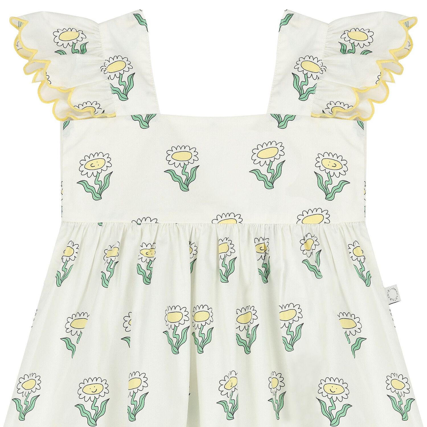 Younger Girls Ivory Daisy Dress Set, 1, hi-res image number null