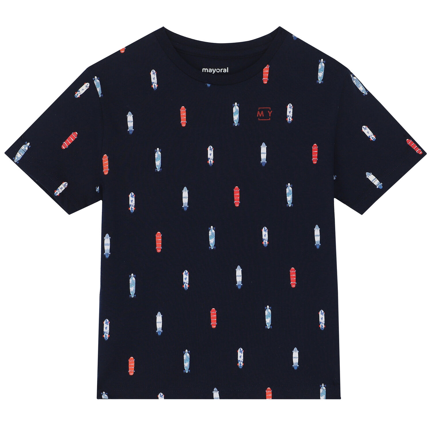 طقم شورت باللون الأزرق والأبيض للأولاد, 3, hi-res