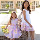 فستان بنات بطبعة الزهور باللون الوردي, 1, hi-res