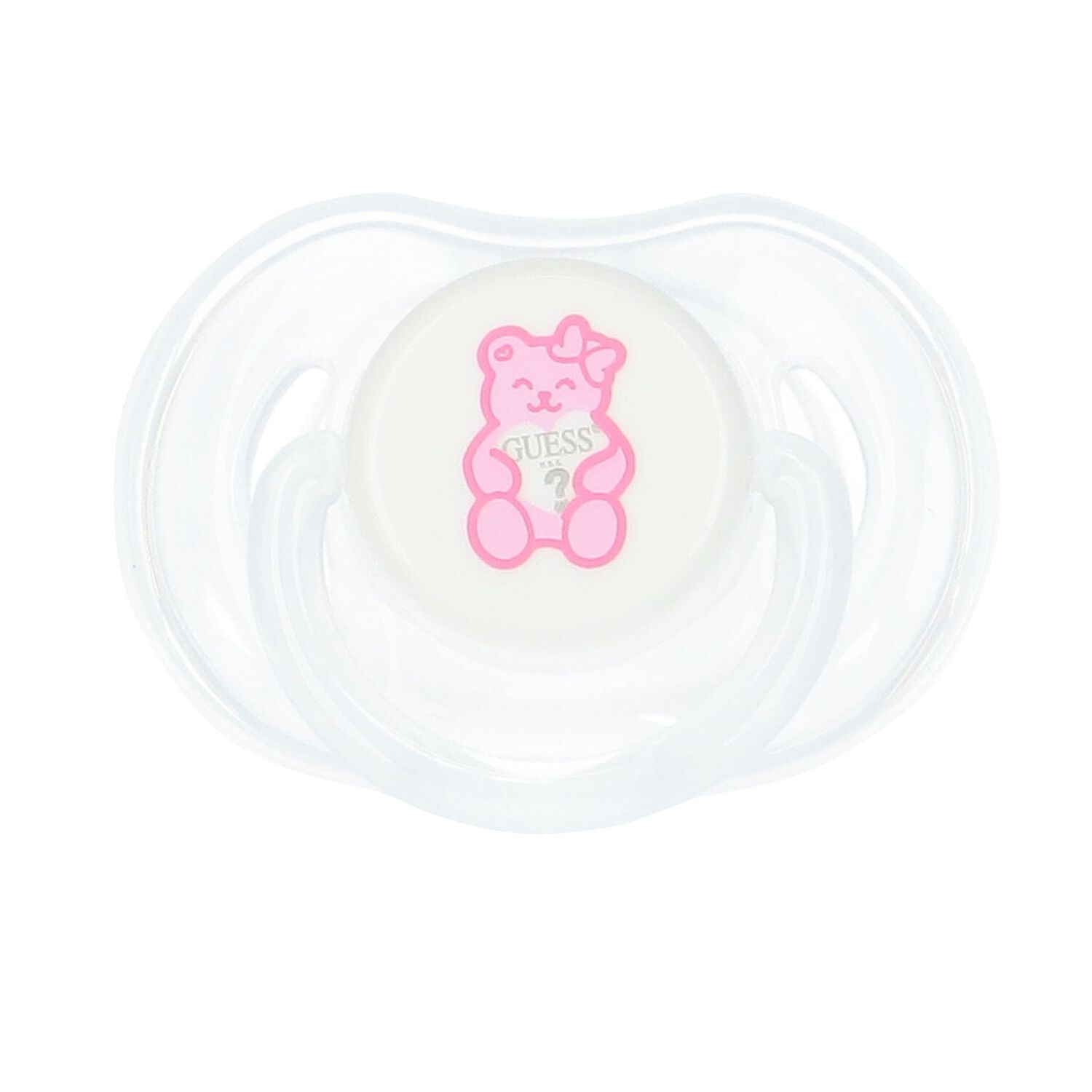 Baby Girls Pink Teddy Bear Logo Pacifier Gift Set, 1, hi-res