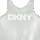 Girls Mini Me Silver Logo Swimsuit, 1, hi-res