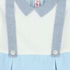 افرول باللون الازرق والابيض للاولاد, 1, hi-res